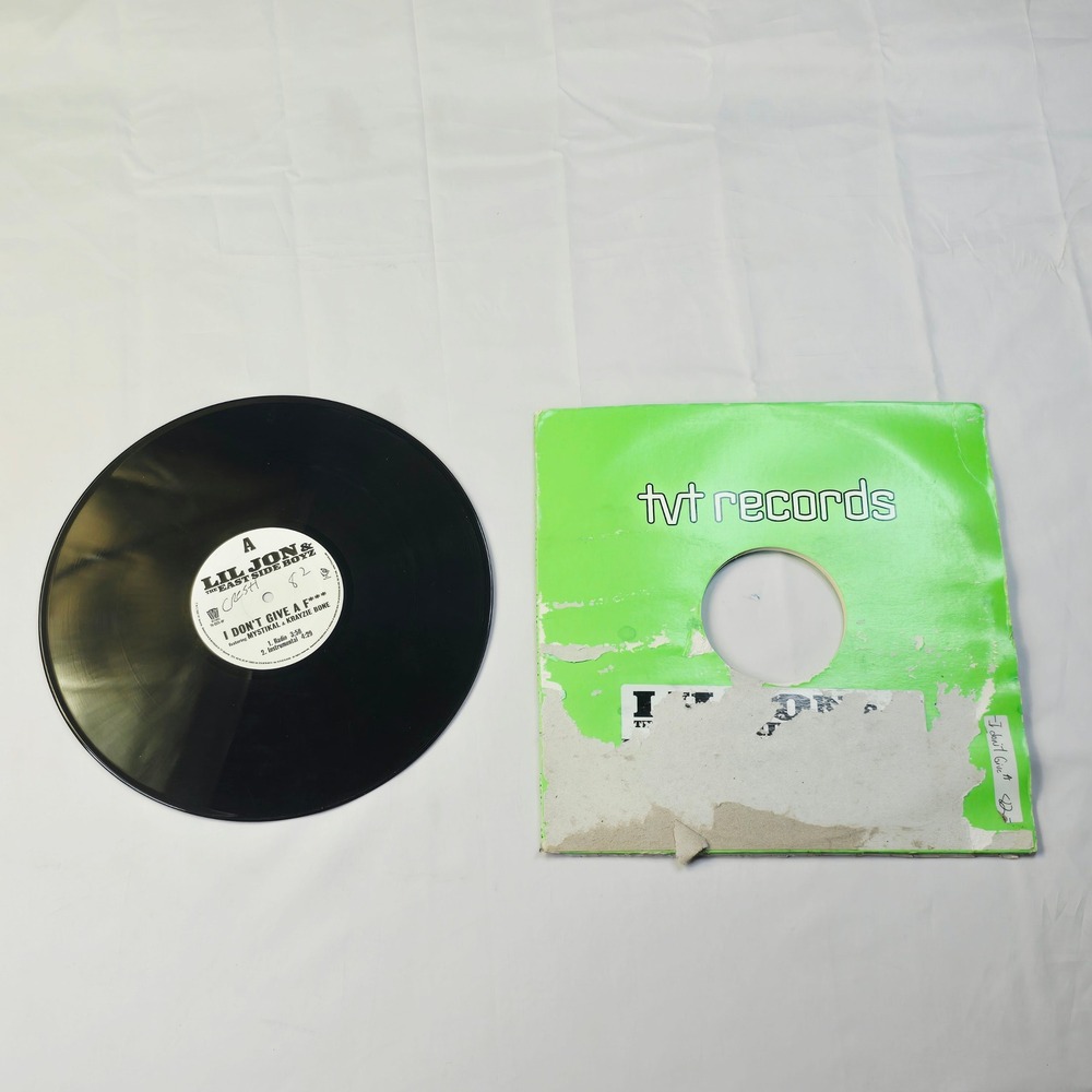 Lil Jon & The East Side Boyz I Don't Give A F*** Vinyl 12" 2002 Promo Single